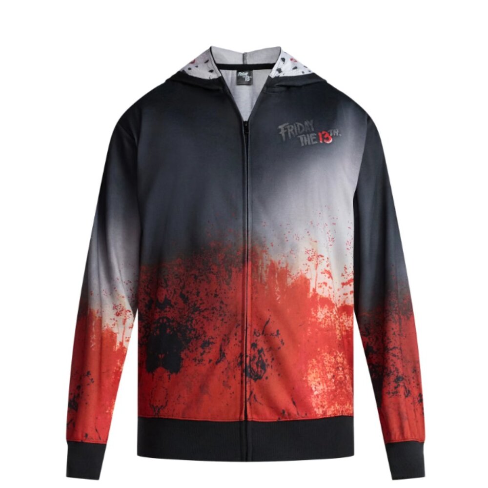 Mens Friday the 13th Zip Up Hoodie